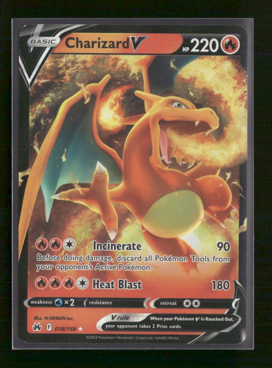 SWSH: Crown Zenith Charizard V #018/159