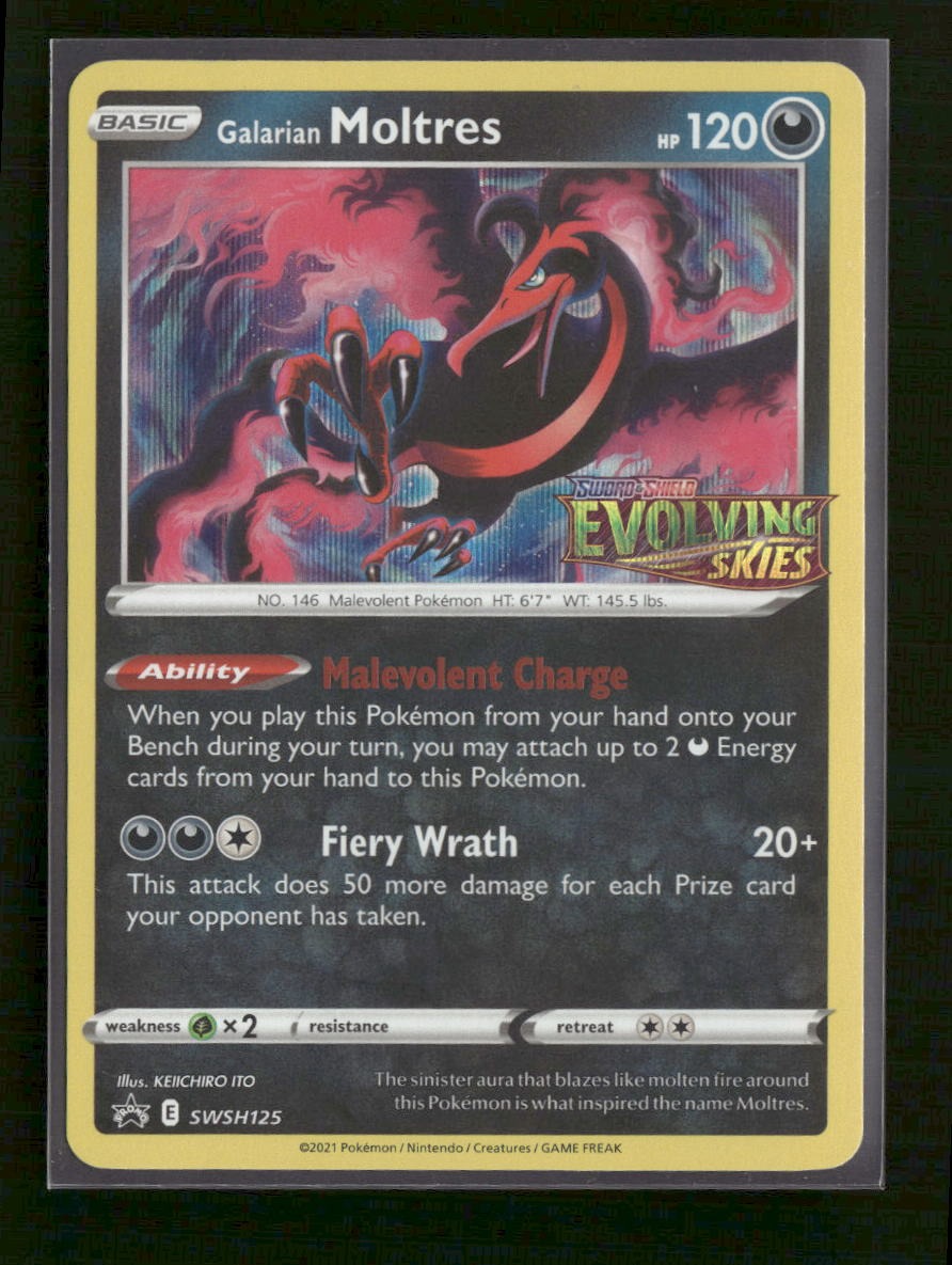 SWSH: Sword & Shield Promo Cards Galarian Moltres #SWSH125