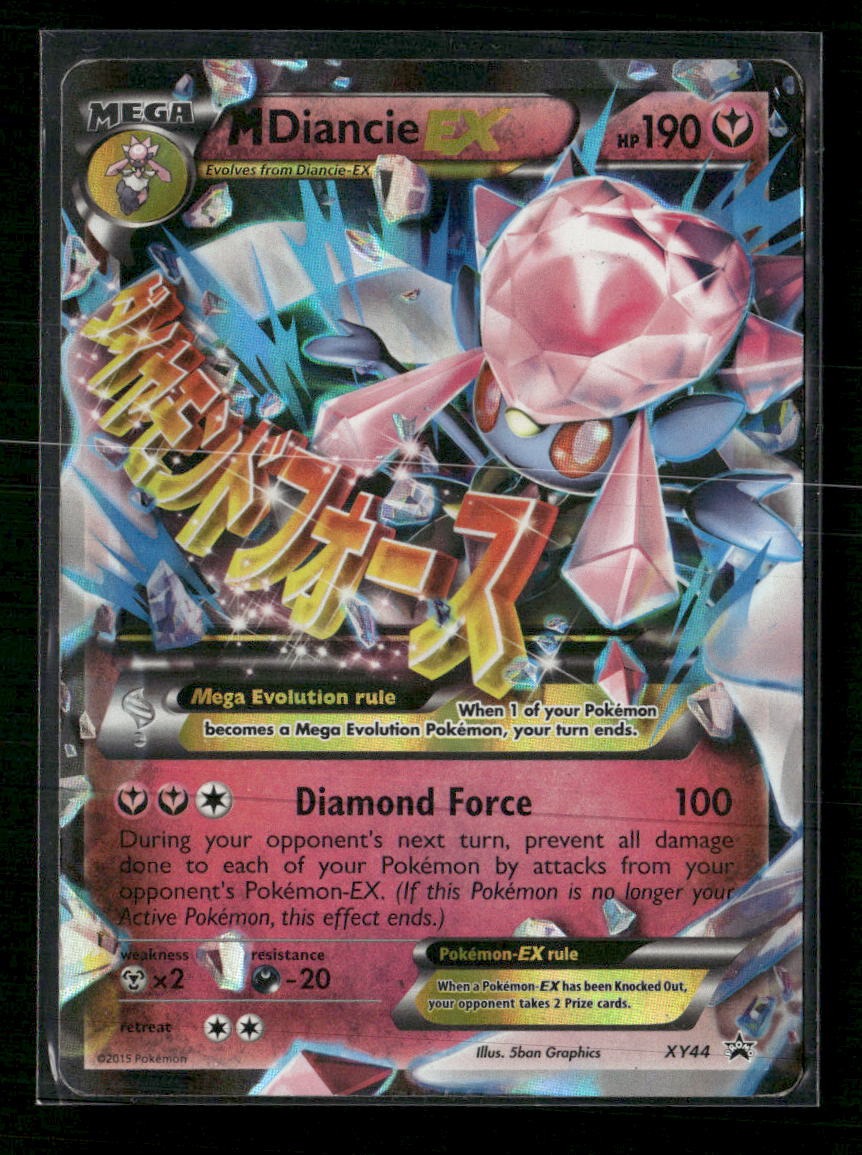 XY Promos M Diancie EX #XY44 Damaged
