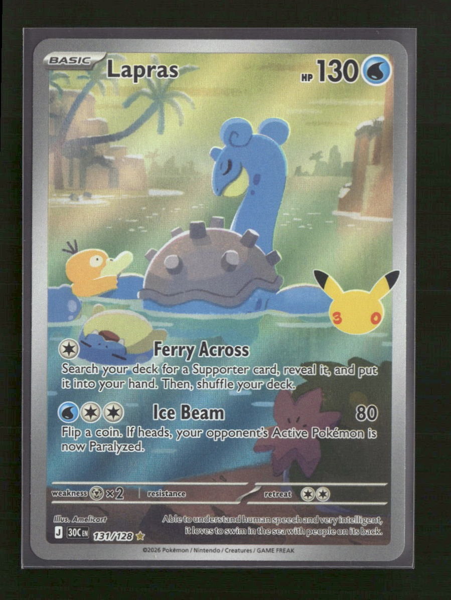 ME: 30th Celebration Lapras #131/128