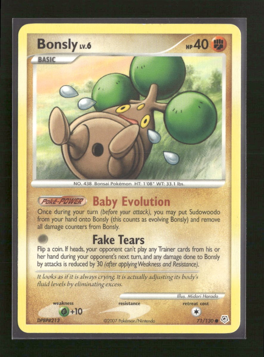 Diamond and Pearl Bonsly #71/130