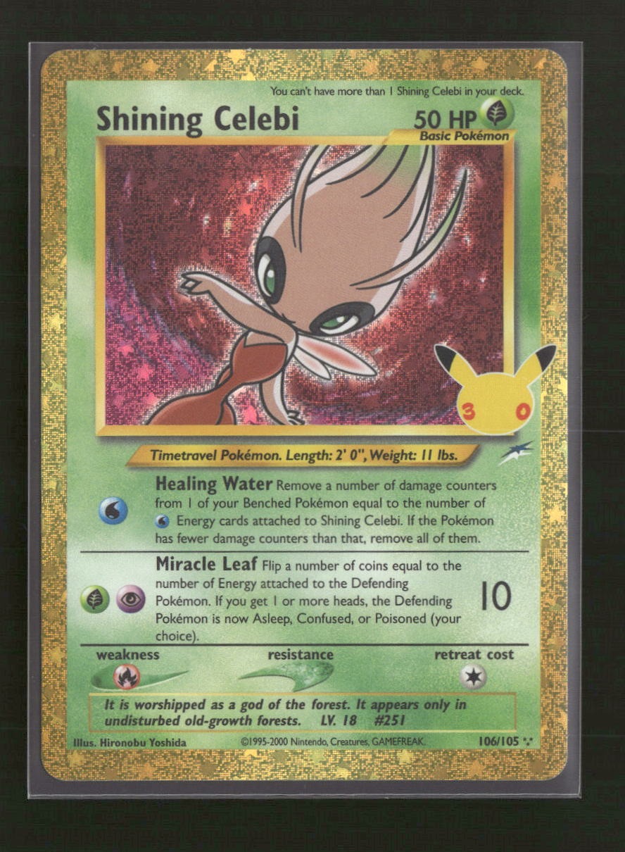 ME: 30th Celebration Classic Collection Shining Celebi #106/105