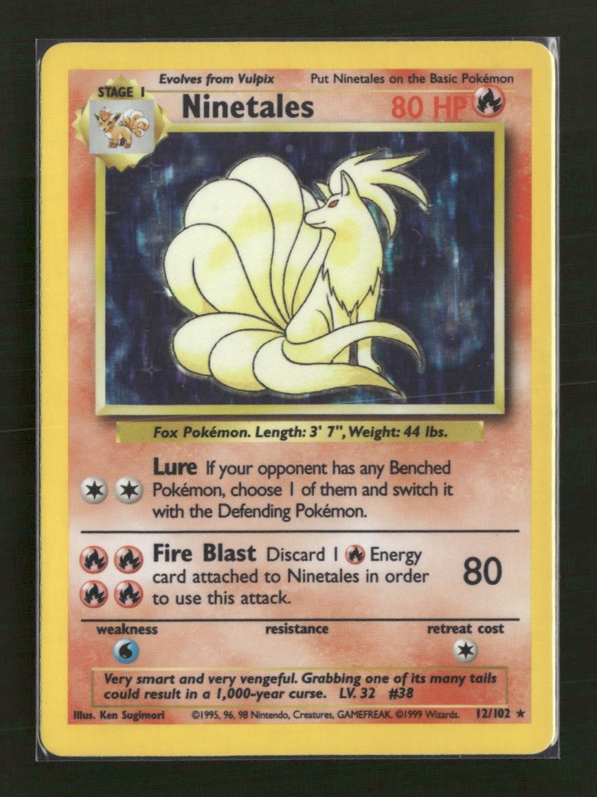 Base Set Ninetales #012/102