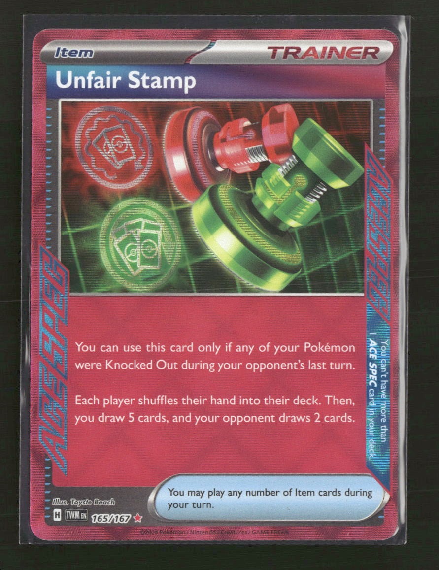 SV06: Twilight Masquerade Unfair Stamp #165/167