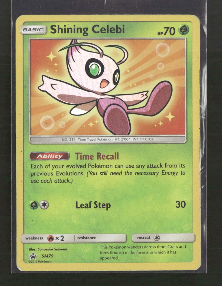 SM Promos Shining Celebi #SM79 Damaged