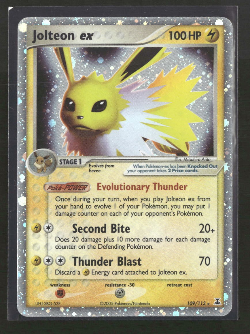 Delta Species Jolteon ex #109/113 Damaged