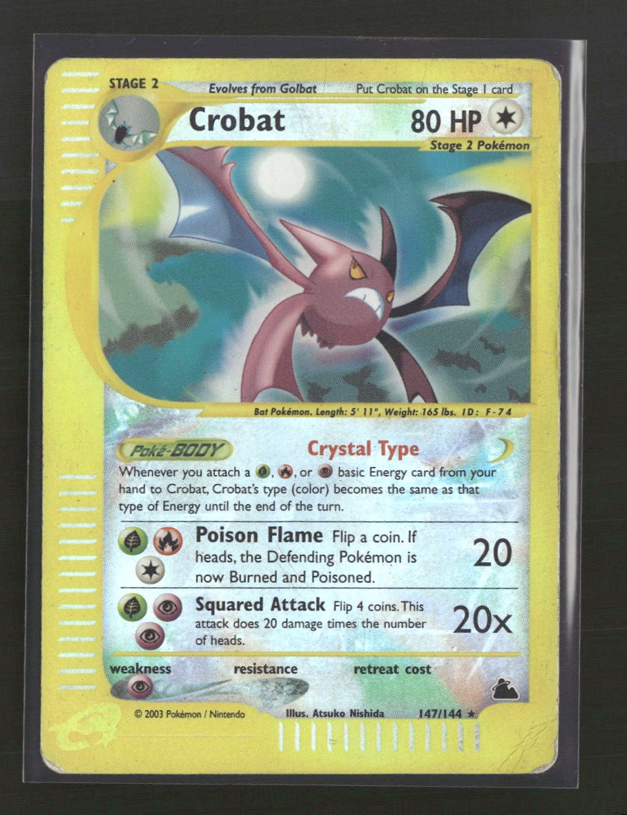 Skyridge Crobat (147) #147/144 Damaged