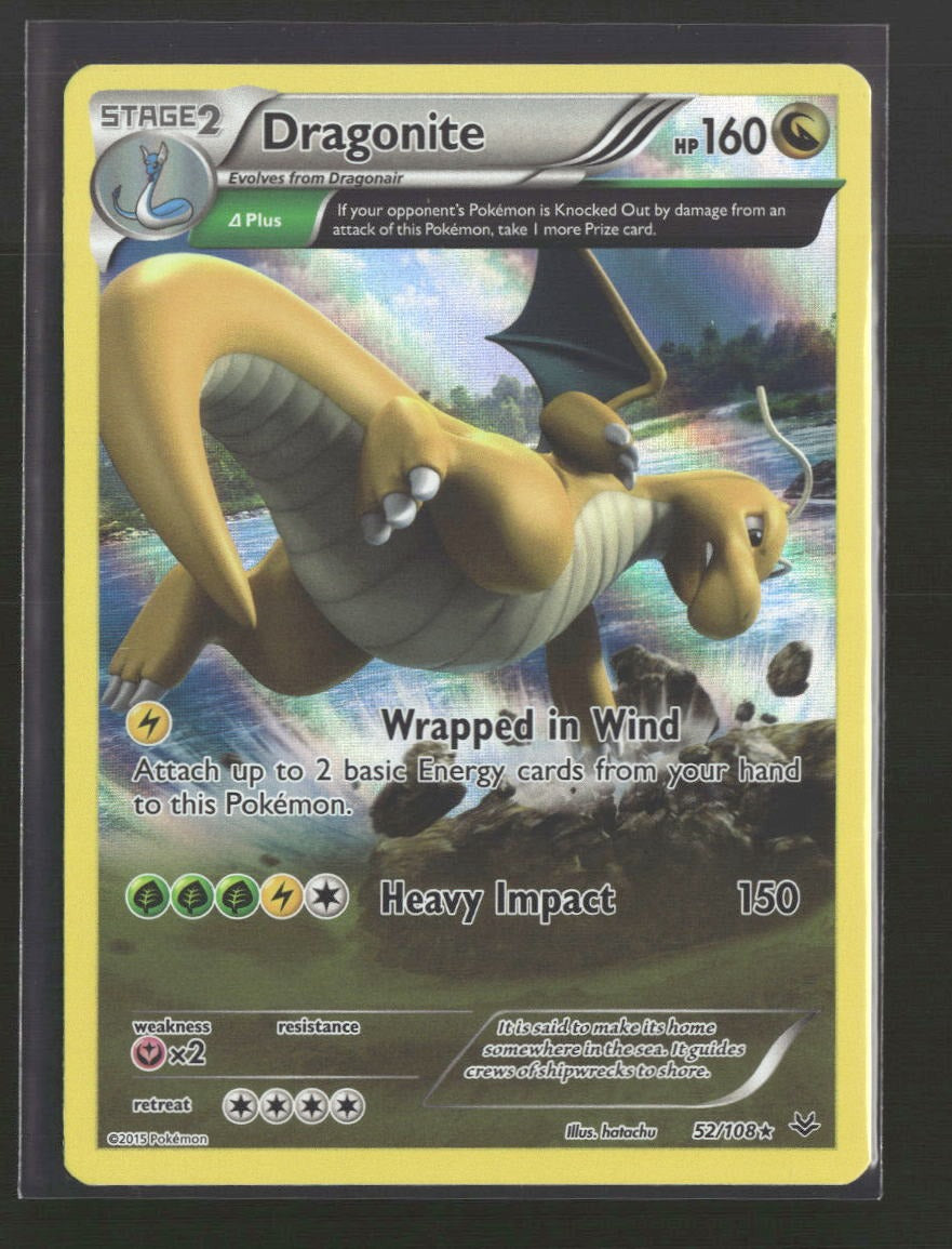 XY - Roaring Skies Dragonite (52 Delta) #52/108