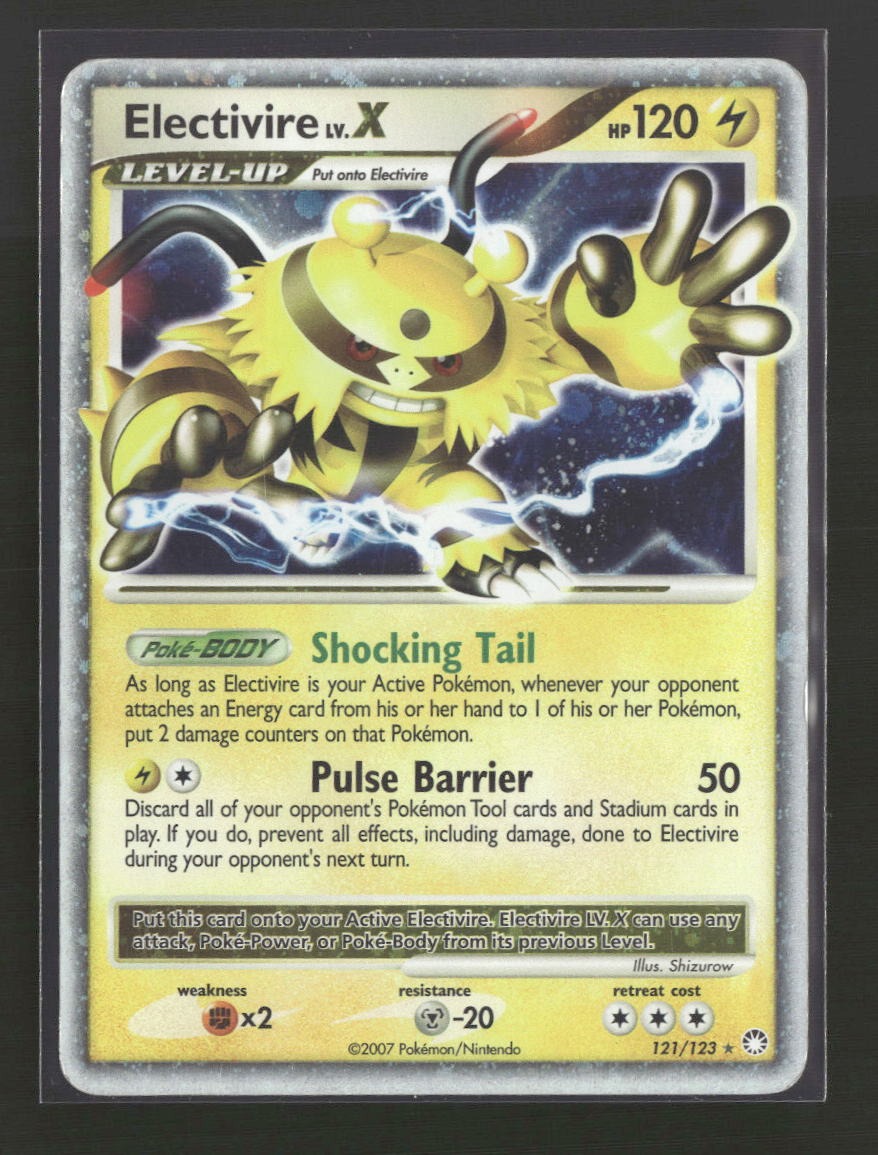 Mysterious Treasures Electivire LV.X #121/123