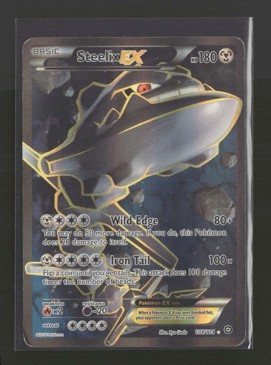 XY - Steam Siege Steelix EX (Full Art) #108/114
