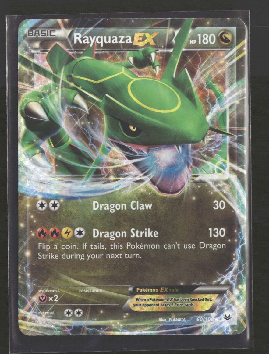 XY - Roaring Skies Rayquaza EX (60) #60/108