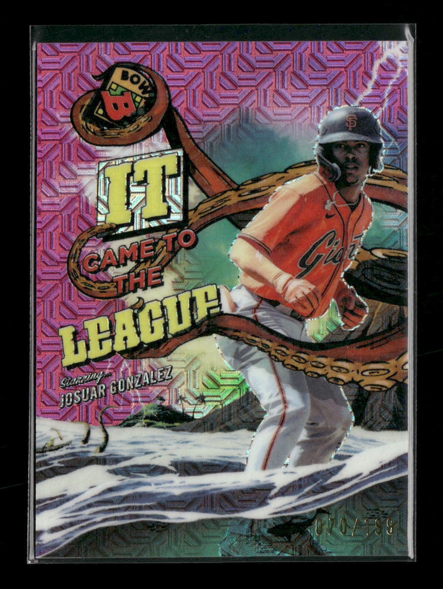 2026 Bowman It Came to the League Pink Mojo Refractor Roman Anthony #/199 #IT-6