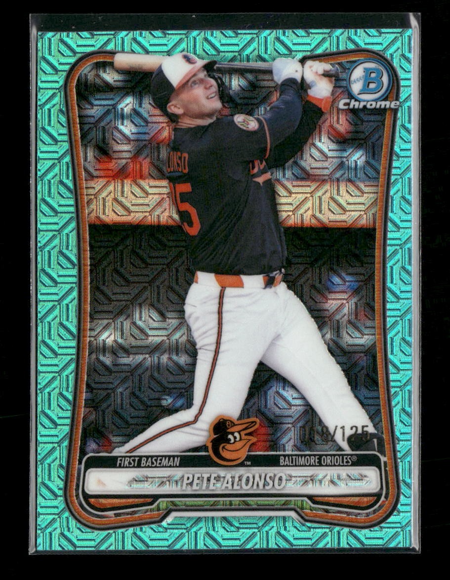 2026 Bowman Chrome Aqua Mojo Refractor Pete Alonso #/125 #99