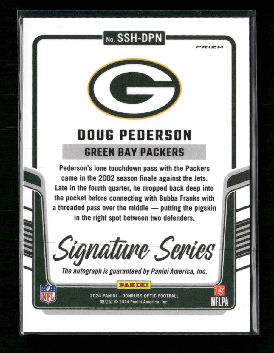 2024 Donruss Optic Signature Series Holo Doug Pederson AU #SSH-DPN