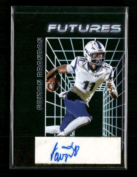 2024 Leaf Futures Autographs Gold Faizon Brandon #/99 AU #A-FB1