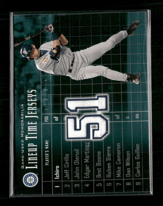 2003 Upper Deck Lineup Time Jerseys Ichiro #LT-IS