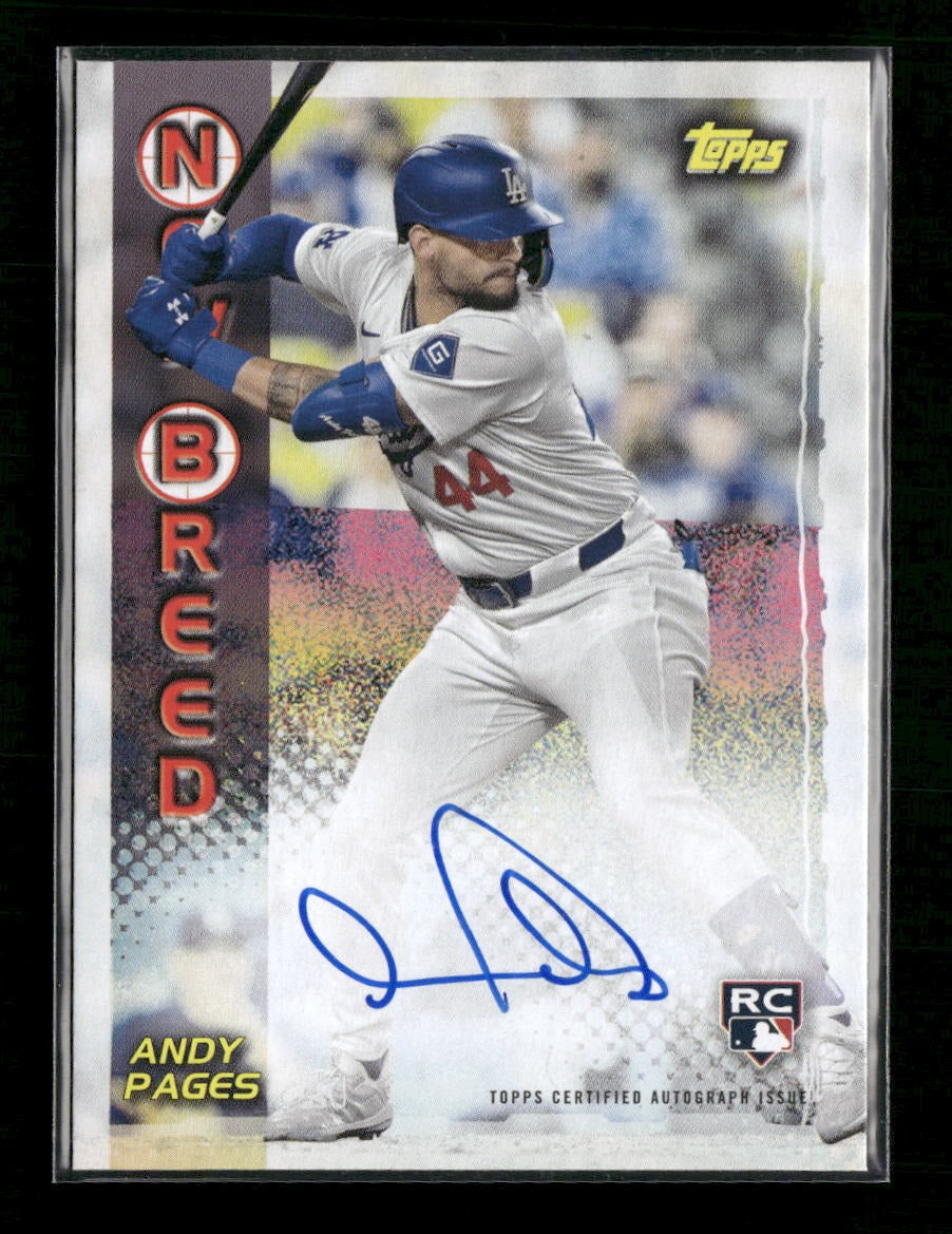 2024 Topps Archives 1999 Topps New Breed Autographs Andy Pages AU #99NBA-AP