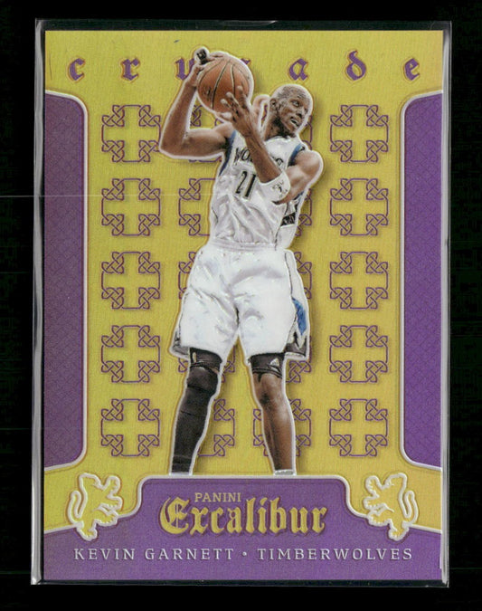 2015-16 Panini Excalibur Crusade Purple Kevin Garnett #/60 #68
