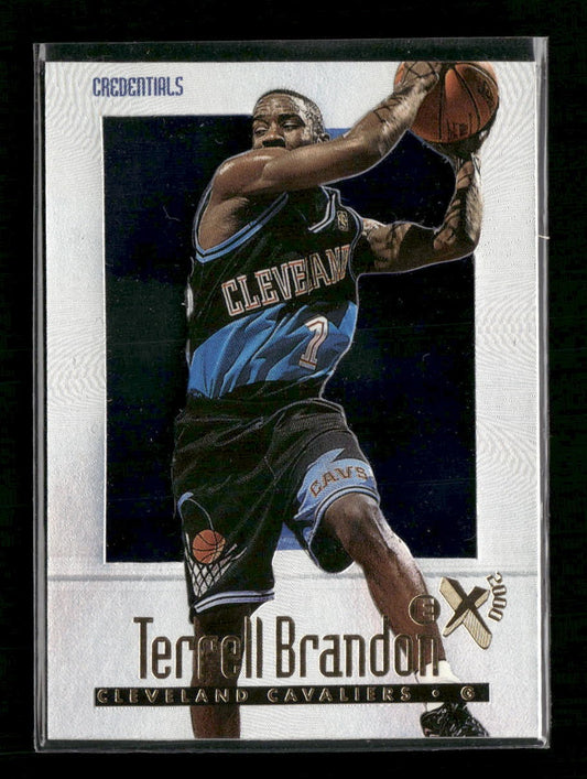 1996-97 E-X2000 Credentials Terrell Brandon #/499 #12