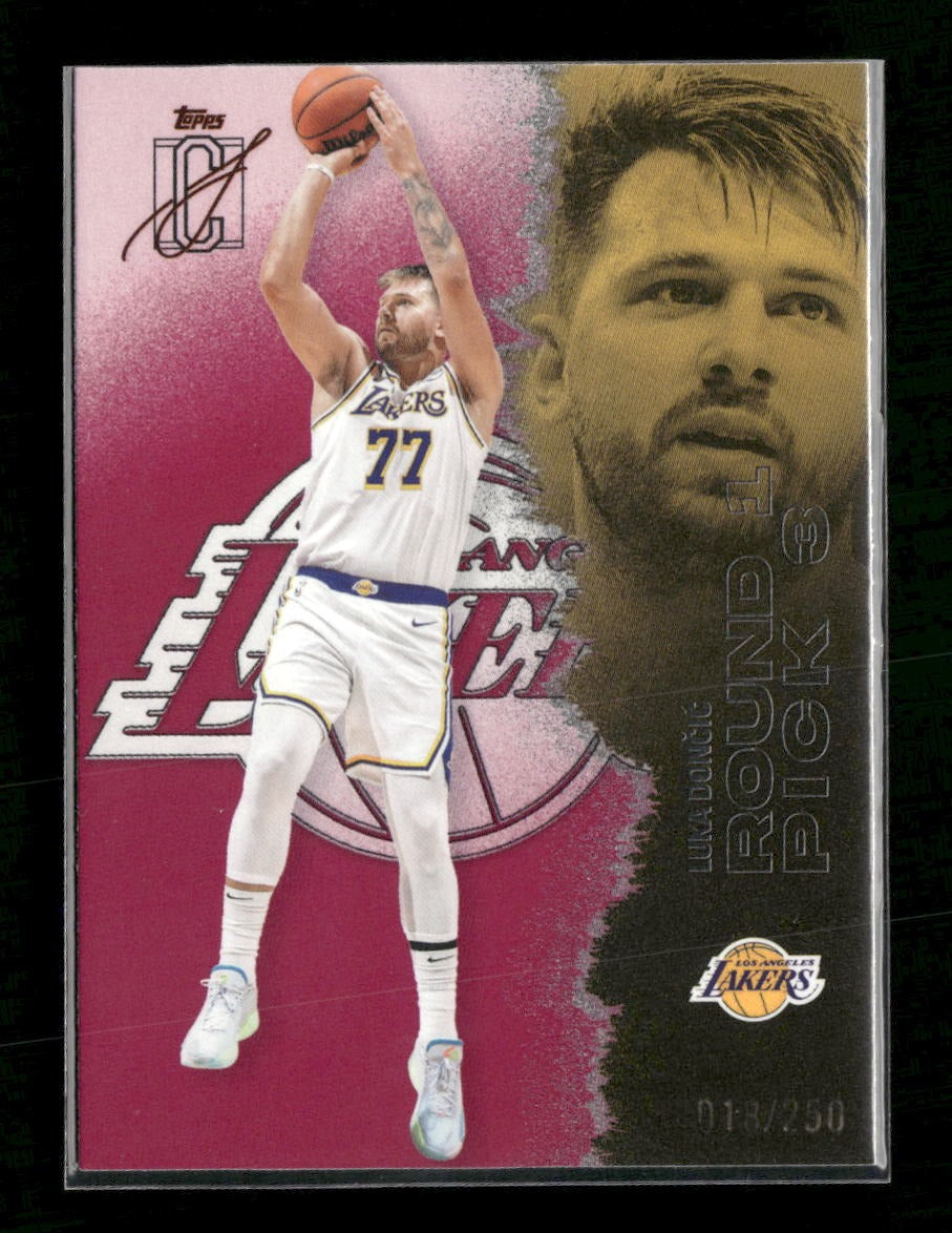 2025-26 Topps Signature Class Chrome Veteran Magenta Luka Dončić #/250 #83