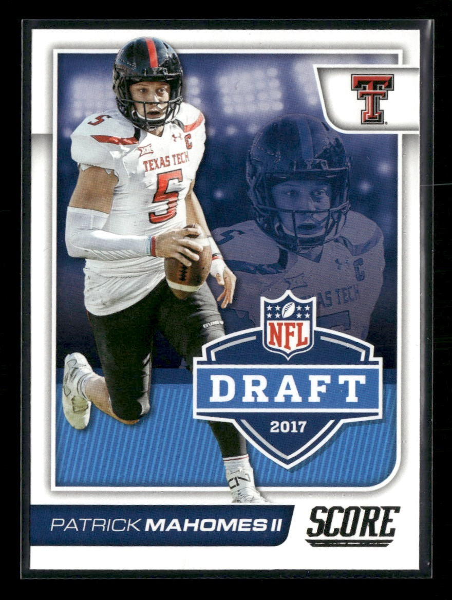 2017 Score NFL Draft Patrick Mahomes II #2