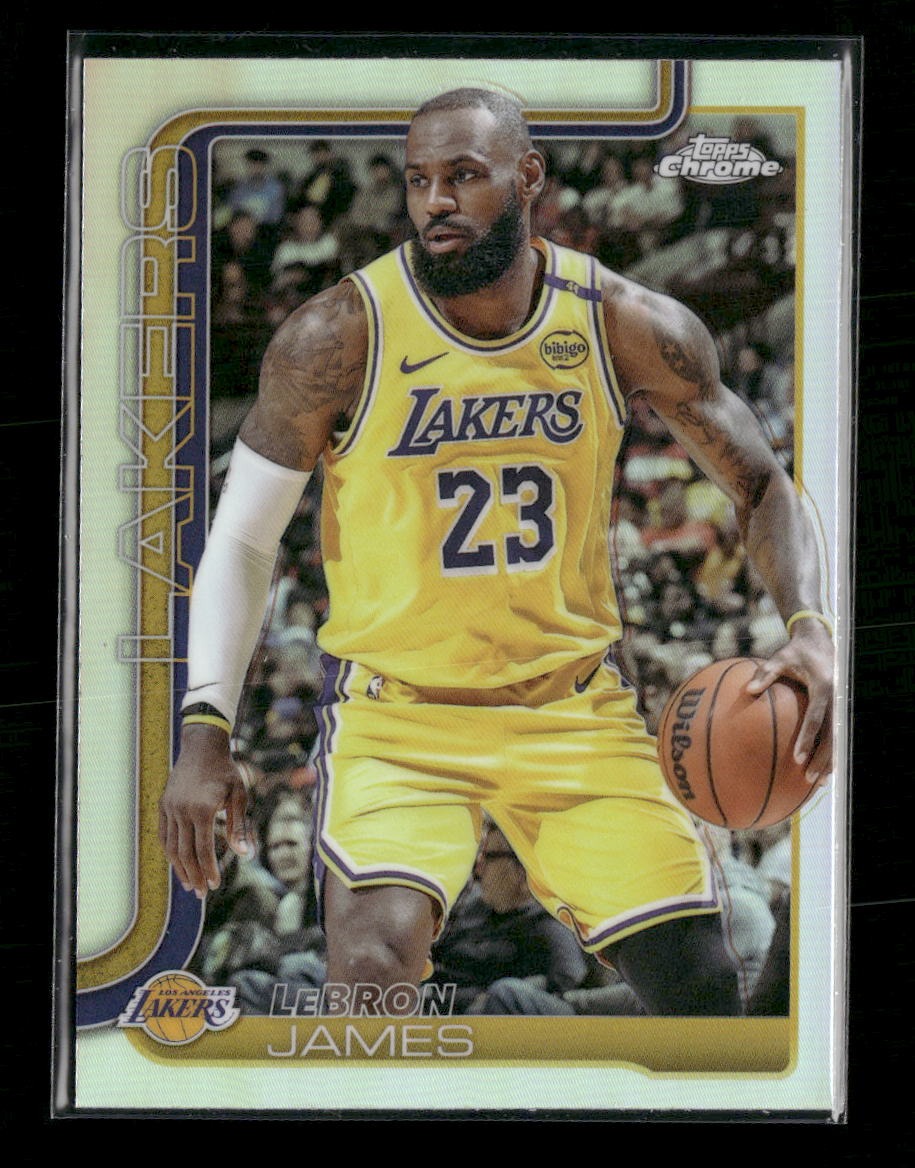 2025-26 Topps Chrome Refractor LeBron James #127
