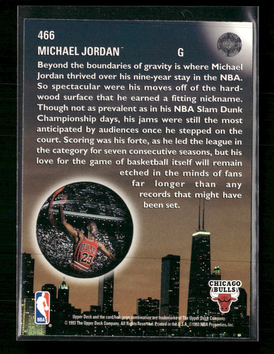 1993-94 Upper Deck Michael Jordan #466