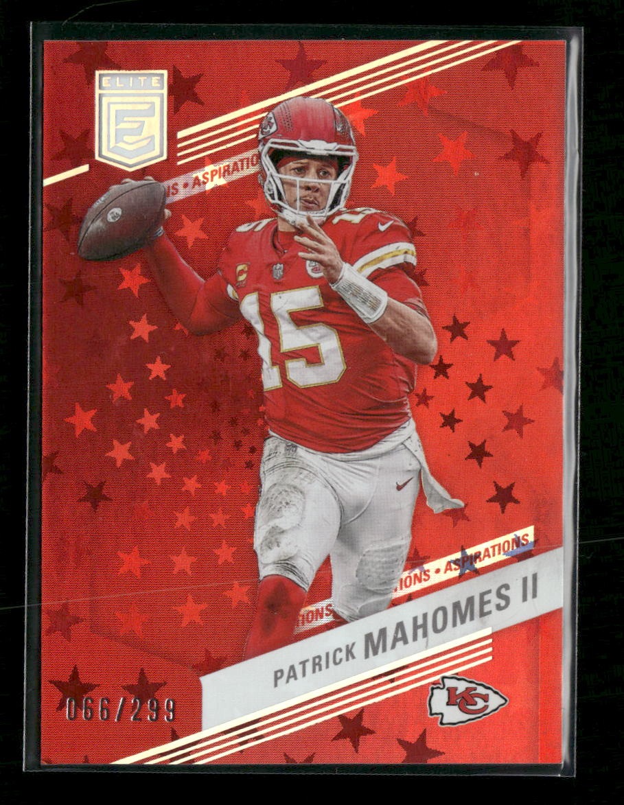 2023 Donruss Elite Aspirations Stars Patrick Mahomes II #/299 #83