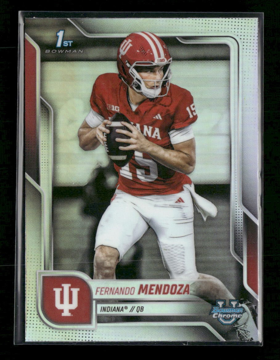 2025 Bowman University Chrome Refractor Fernando Mendoza #109
