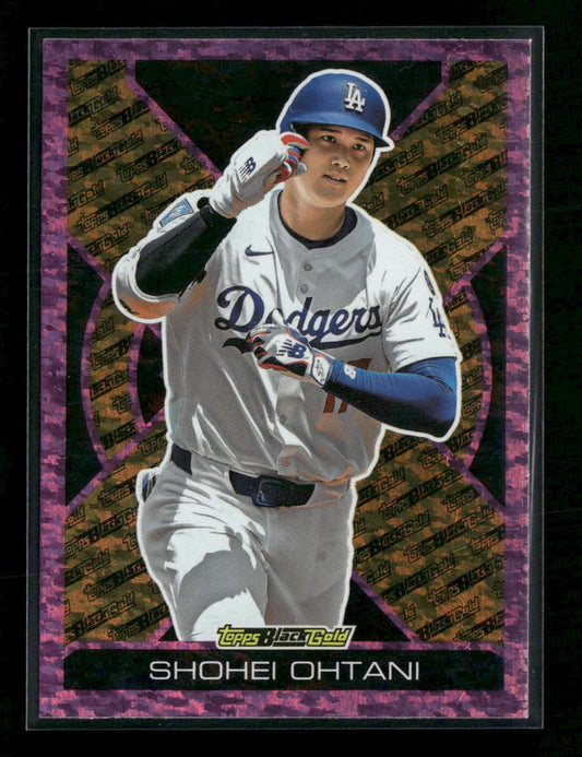 2025 Topps Update Topps Black Gold Pink Foil Shohei Ohtani #BG-19