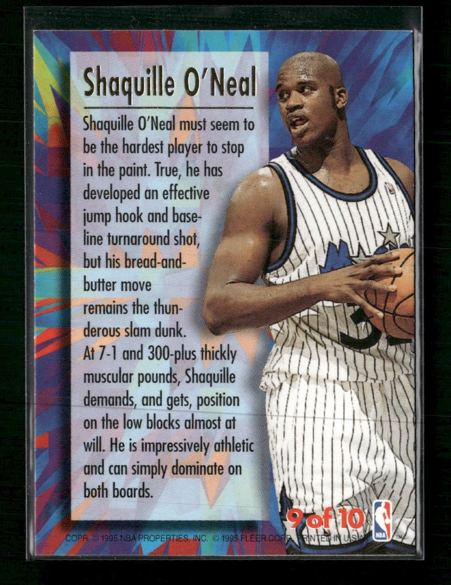 1995-96 Ultra Ultra Power Shaquille O'Neal #9