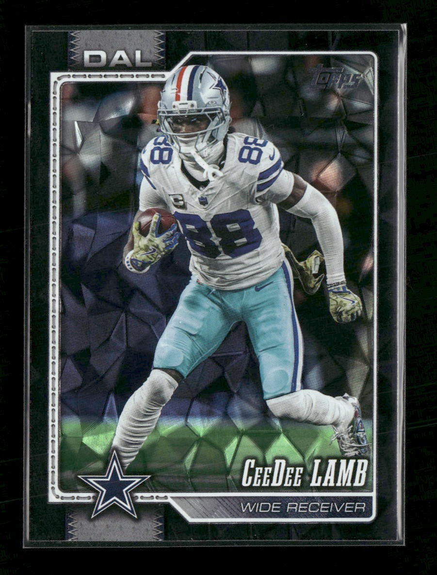 2026 Topps Flagship Black Diamante Foil CeeDee Lamb #/10 #54