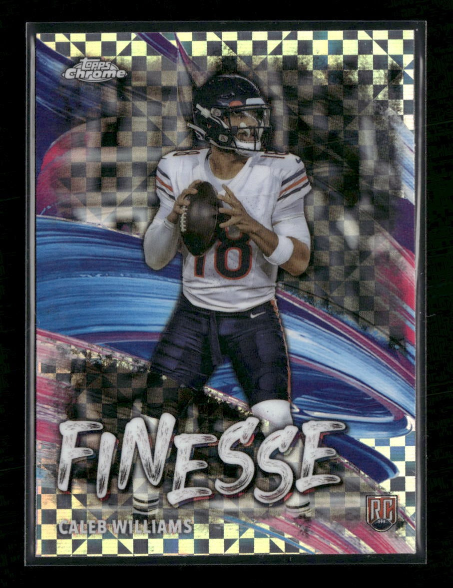 2024 Topps Chrome Finesse X-Fractor Caleb Williams #F-1