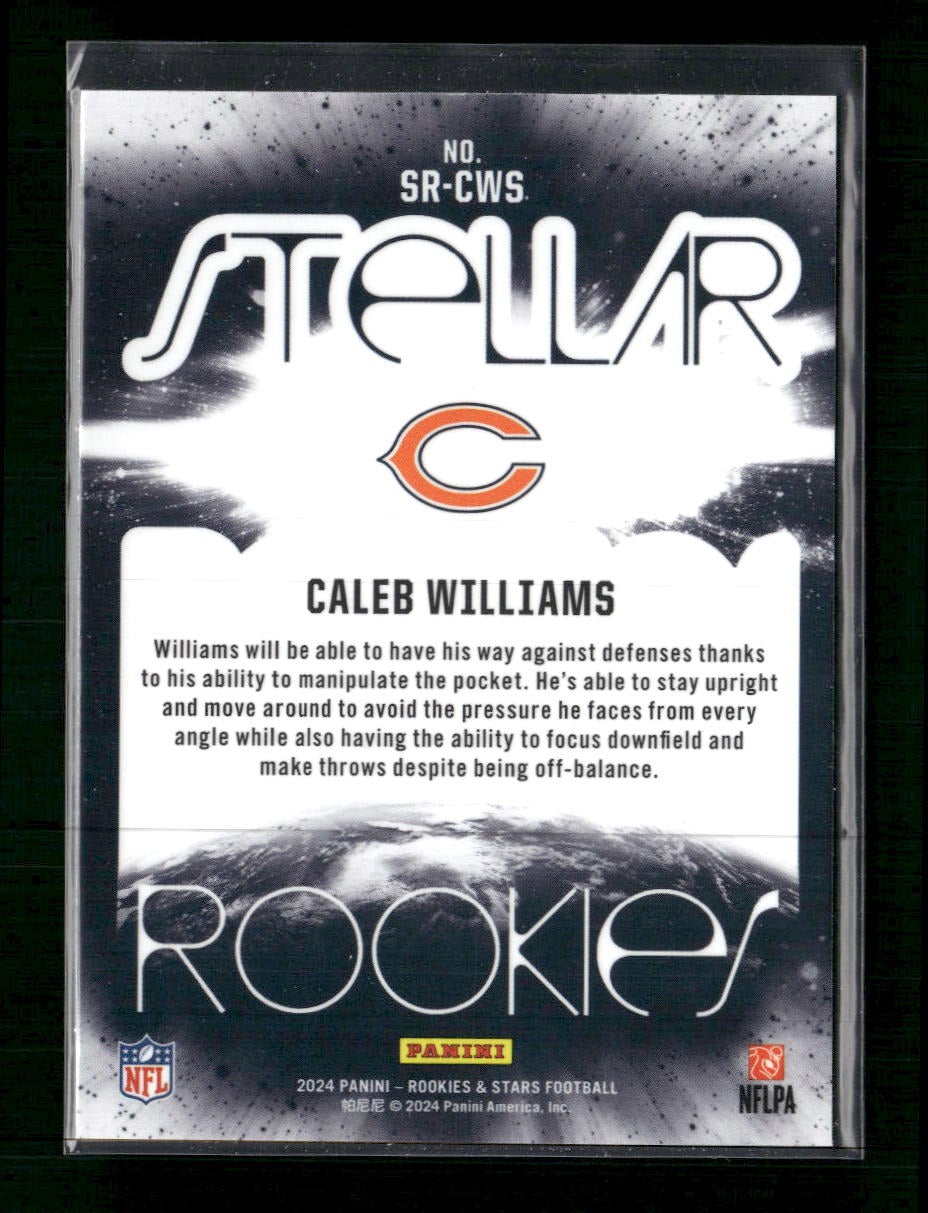 2024 Panini Rookies & Stars Stellar Rookies Longevity Caleb Williams #SR-CWS