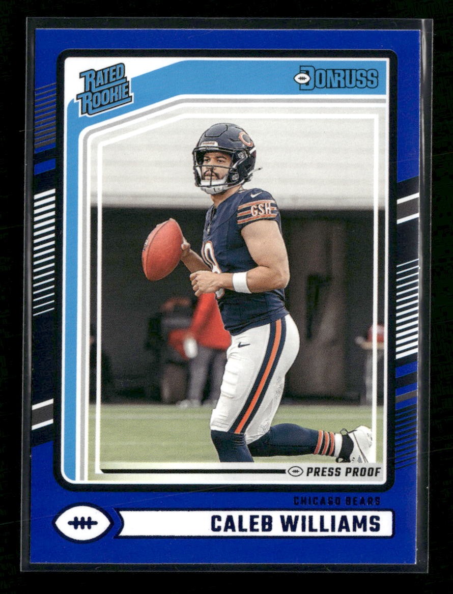 2024 Donruss Press Proof Blue Caleb Williams RC #327