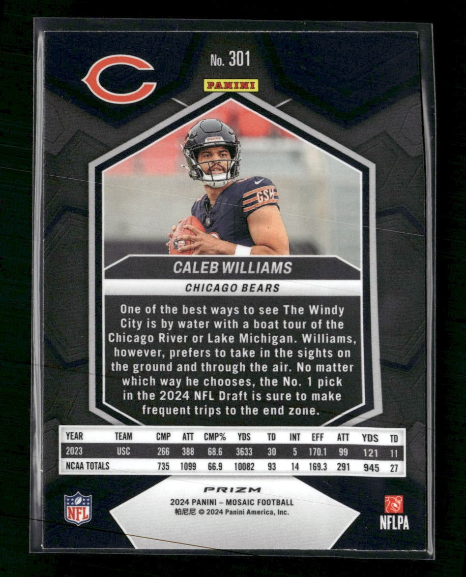 2024 Panini Mosaic Caleb Williams RC #301