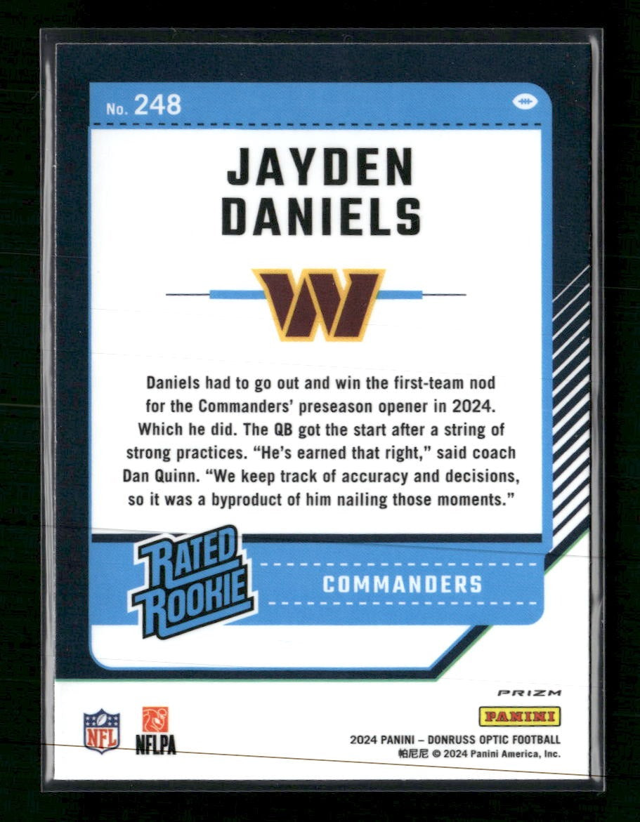 2024 Donruss Optic Holo Jayden Daniels #248