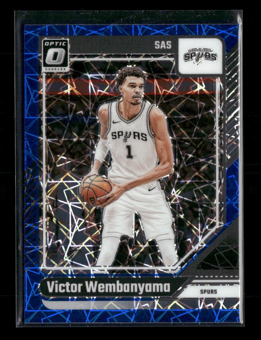 2024-25 Donruss Optic Blue Velocity Victor Wembanyama #45