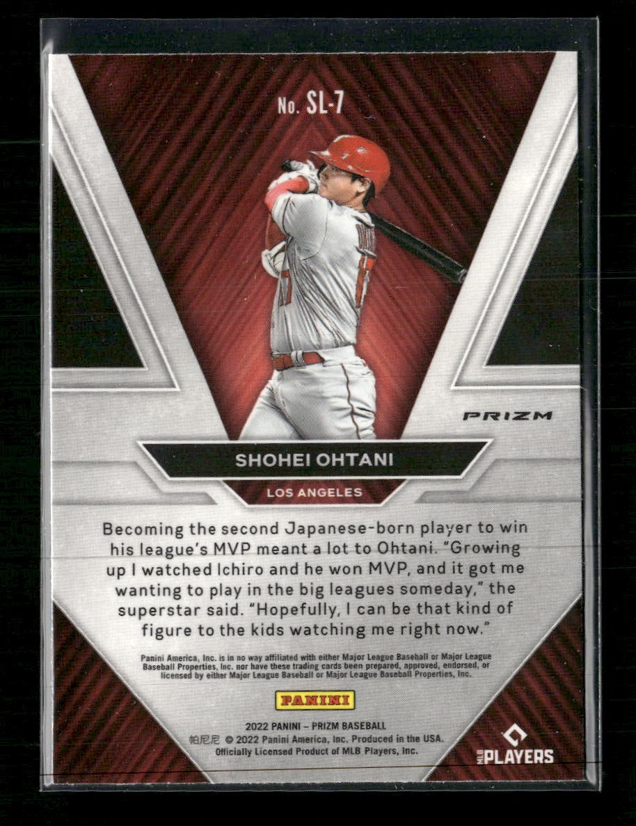 2022 Panini Prizm Sluggers Silver Prizm Shohei Ohtani #SL-7