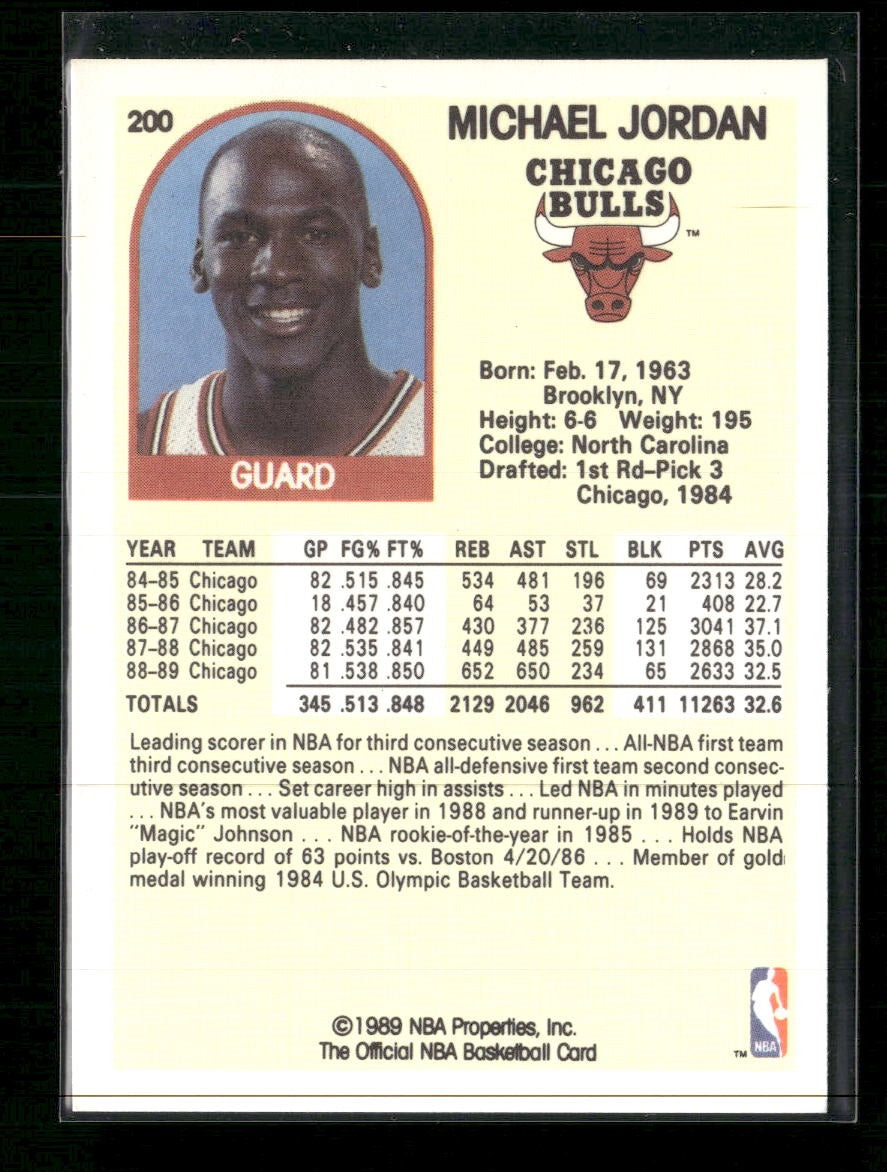 1989-90 Hoops Michael Jordan #200