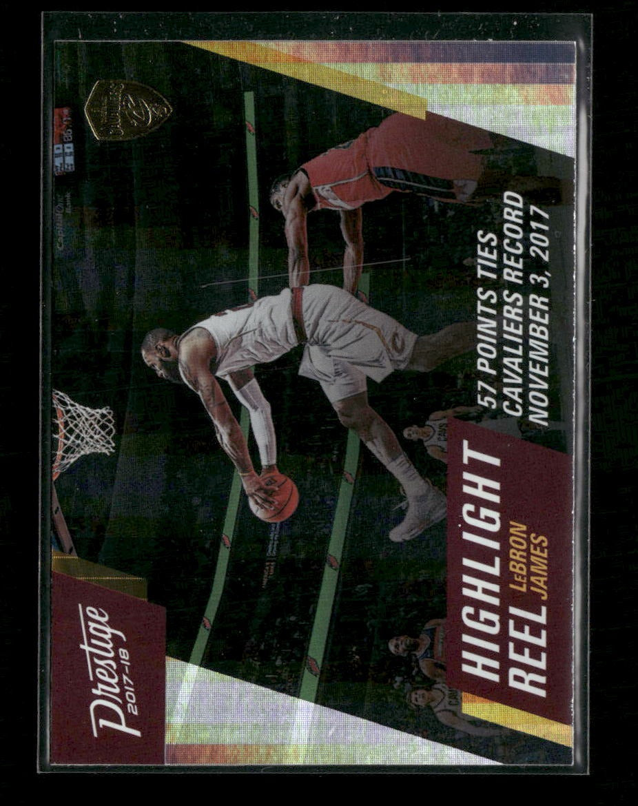 2017-18 Panini Prestige Highlight Reel LeBron James #4