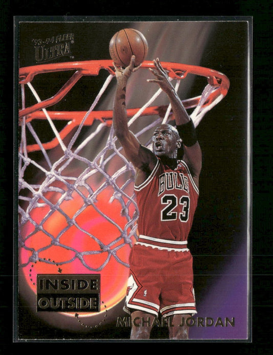 1993-94 Ultra Inside Outside Michael Jordan #4 (Surface Scratch)
