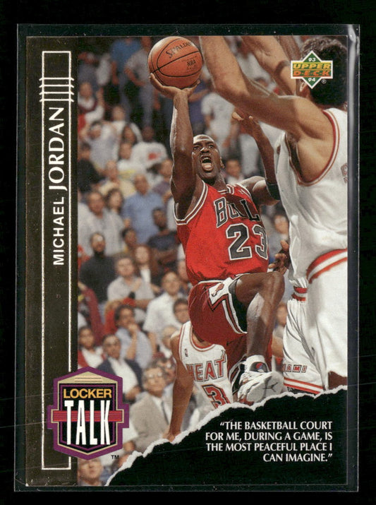 1993-94 Upper Deck Locker Talk Michael Jordan #LT1