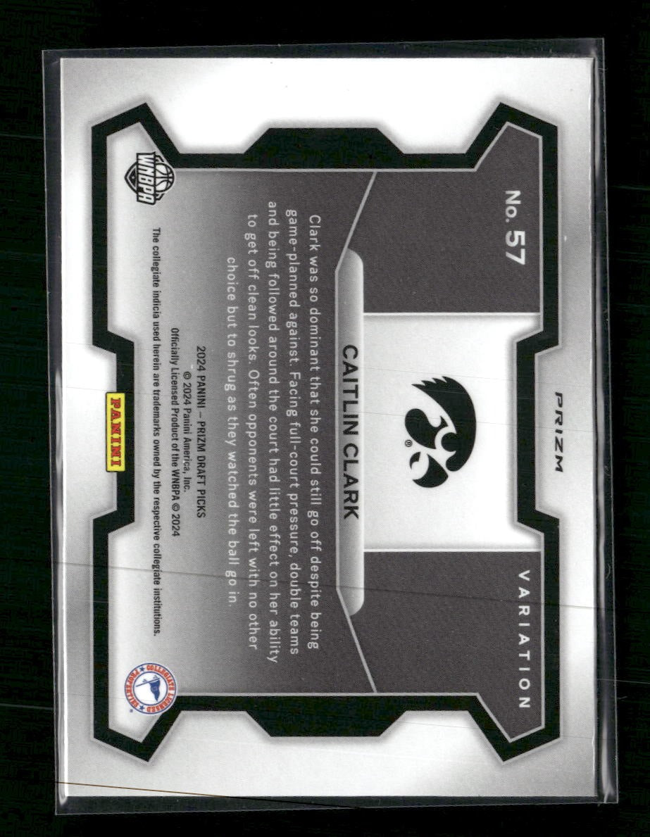 2024 Panini Prizm Draft Picks Prizm Green Caitlin Clark #57
