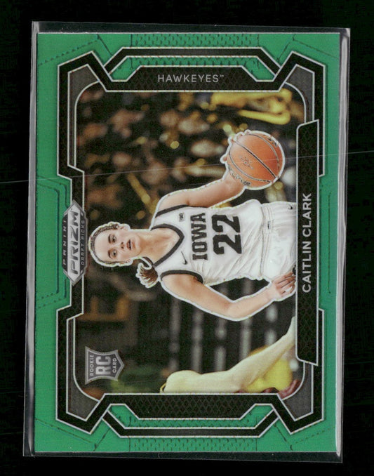 2024 Panini Prizm Draft Picks Prizm Green Caitlin Clark #57