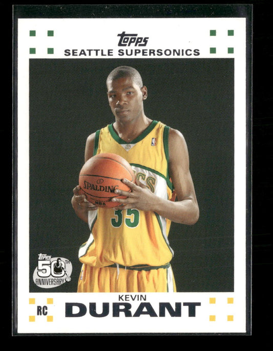 2007-08 Topps Rookie Set Kevin Durant #2