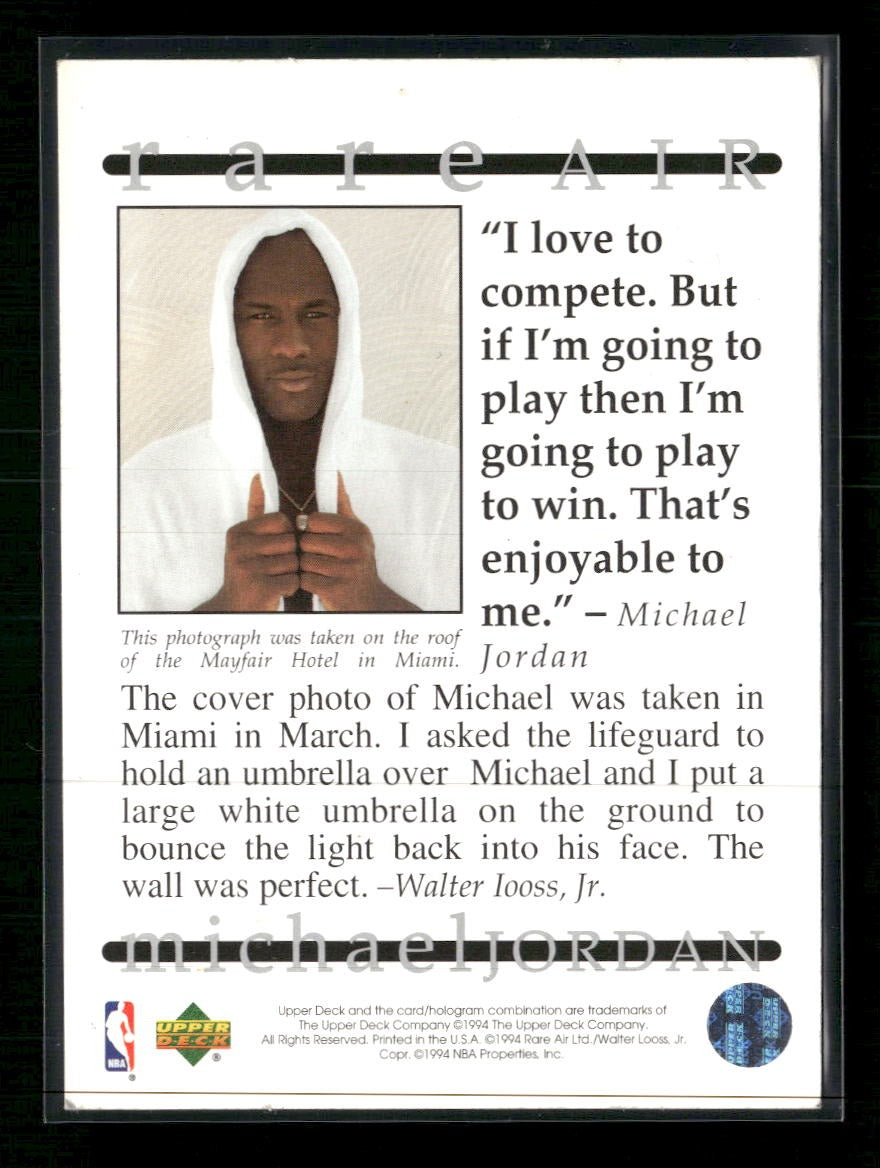 1994 Upper Deck Jordan Rare Air Michael Jordan #NNO