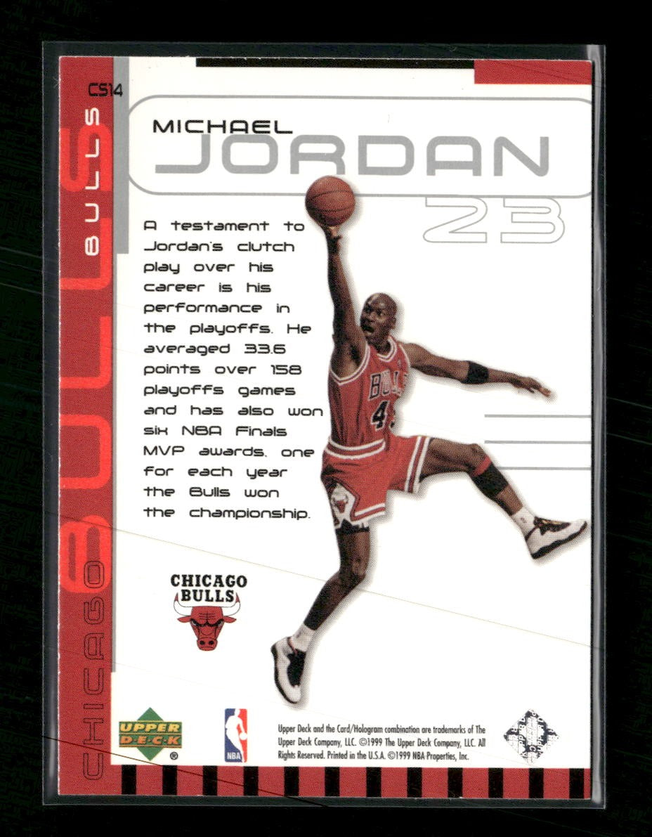 1999-00 Upper Deck Ovation MJ Center Stage Michael Jordan #CS14