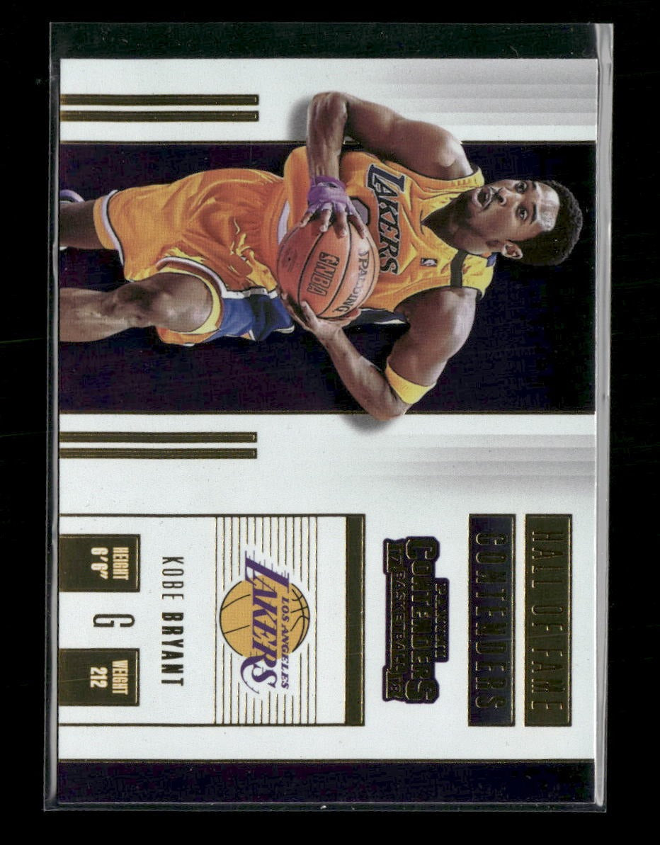 2017-18 Panini Contenders Hall of Fame Contenders Kobe Bryant #4