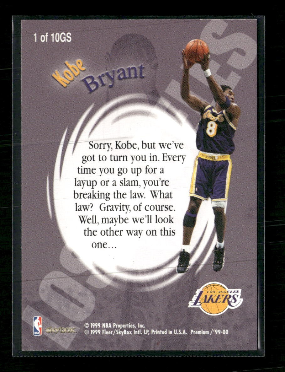 1999-00 SkyBox Premium Good Stuff Kobe Bryant #1GS
